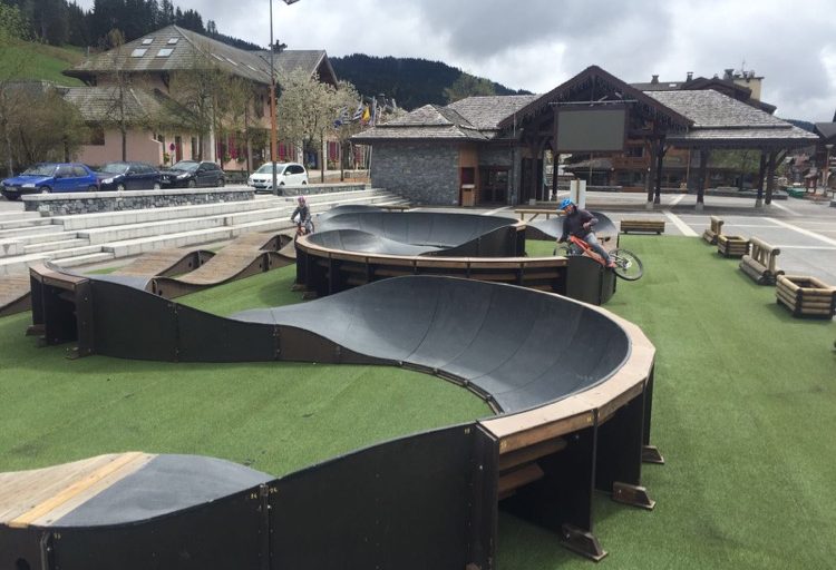 The Pump Track in Les Gets is open for business! (Actually, it’s free)
