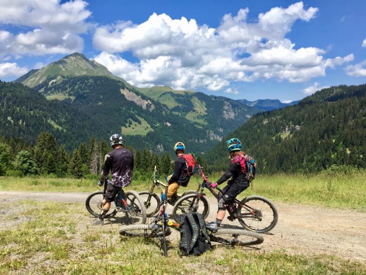 Mountain biking in the Portes du Soleil