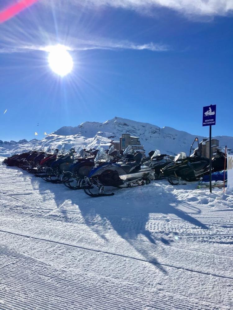 Snowmobiling in Avoriaz