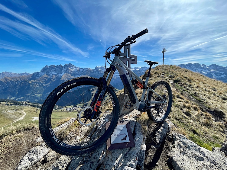 ebike ride in Avoriaz.